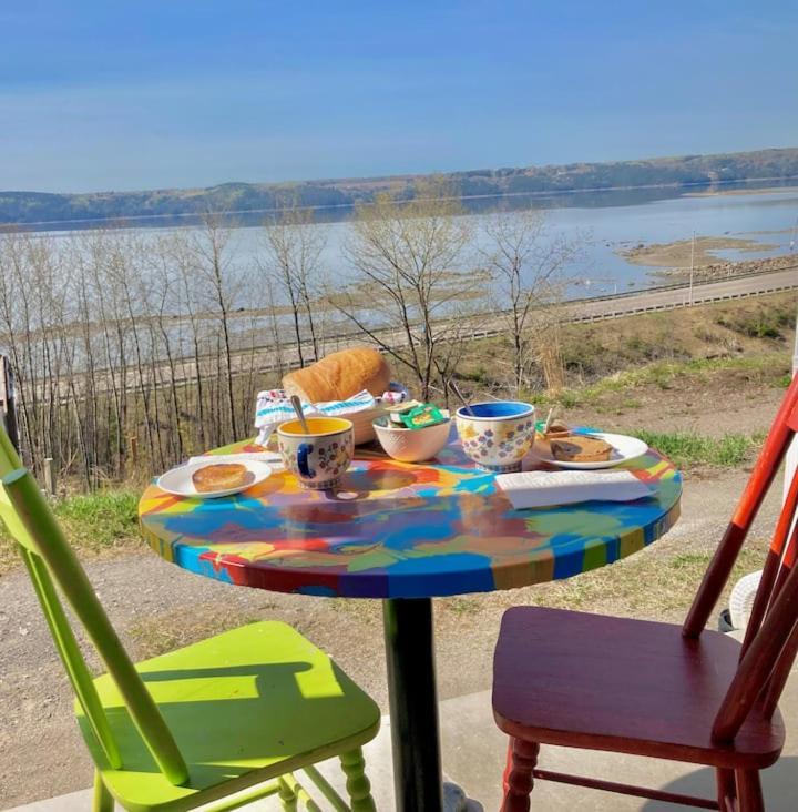Suite 2 Fleche Du Fjord Vue Saguenay Mont Valin Saint-Fulgence Kültér fotó